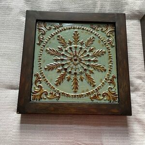 Kohl's Rustic Brown and Green Wall Art